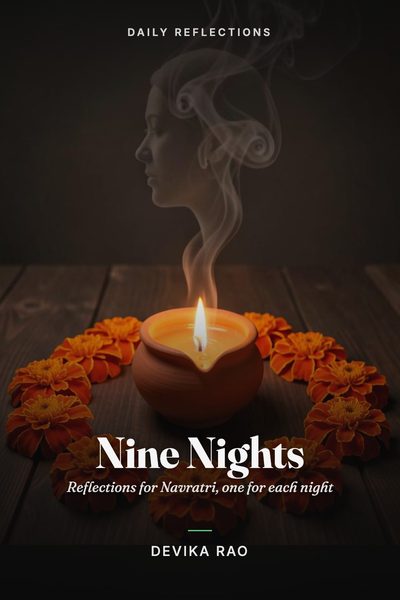 Nine Nights, a Navratri reflections book made in the studio