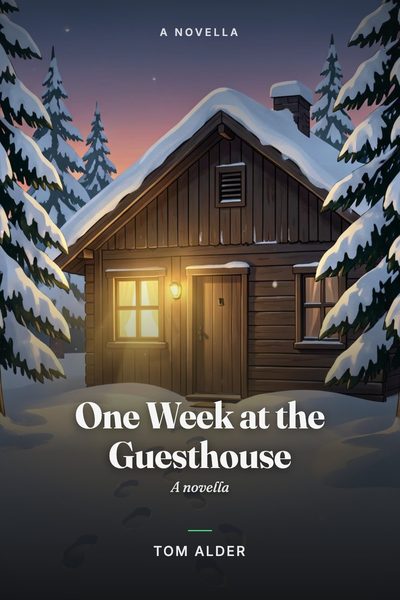 Cover of One Week at the Guesthouse, made in the studio