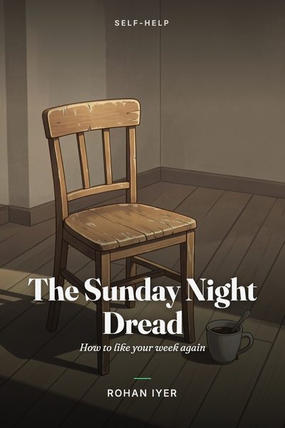 Cover of The Sunday Night Dread, made in the studio