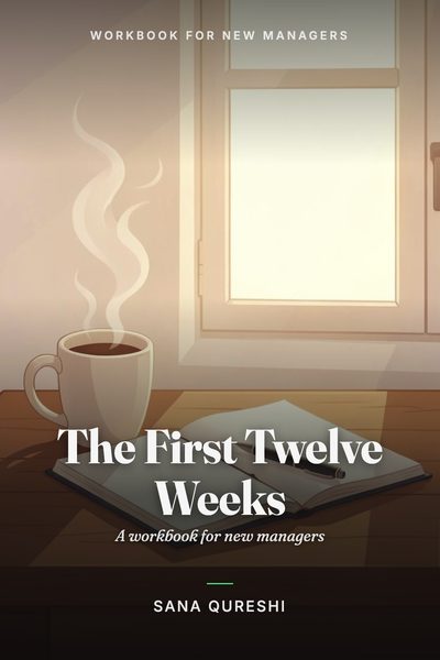 Cover of The First Twelve Weeks, made in the studio